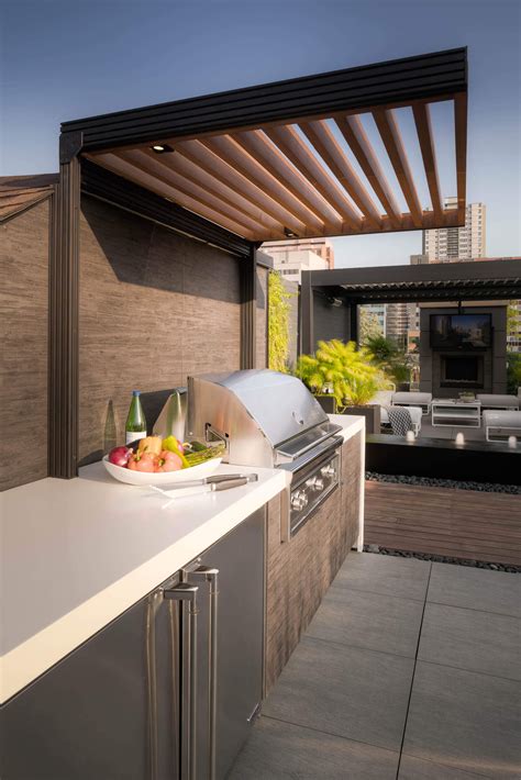 Garden Living — Rooftop Outdoor Kitchen