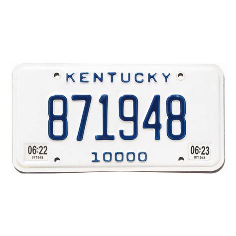 2023 Kentucky Truck #871948 | Best Old License Plates