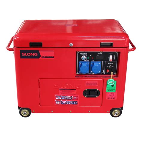 E. Slong Brand Air Cooled 6kw Soundproof Diesel Generator - China Portable Soundproof Generator ...