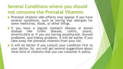 Prenatal Vitamins Side Effects