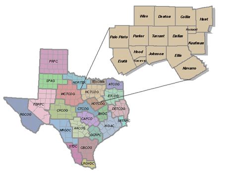 Map Of Central Texas Counties