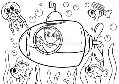 Yellow Submarine Coloring Pages