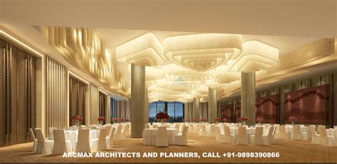 Banquet Hall Design | Simple Marriage Hall Plan | Arcmax Architects