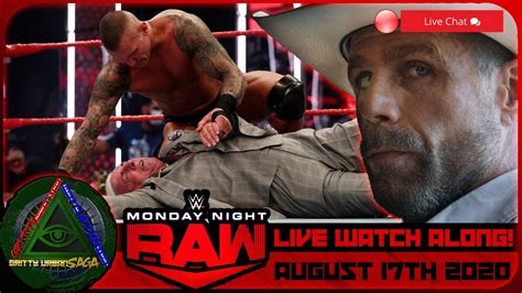 🔺WWE RAW Live Stream Watch Along & Live Chat! | 8/17/2020 Reactions ...