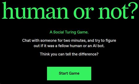 Can you distinguish people from AI bots? 'Human or not' online game ...