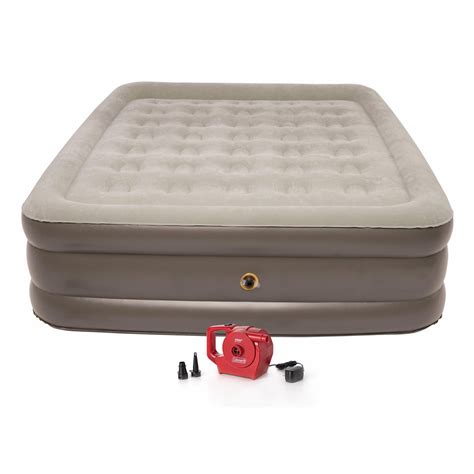 Coleman 18" Raised Air Mattress, with Built-in Pump, Queen - Fin ...