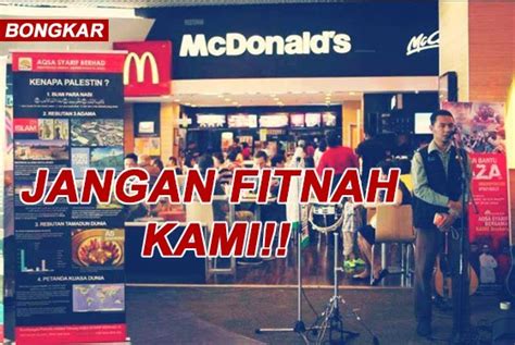 PINJAMAN PERIBADI-i ISLAMIC: Boikot McD : McDonald Malaysia Saman Individu Yang Hina, Tohmah ...