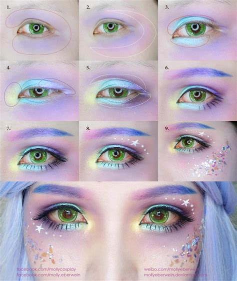 Mermaid Makeup Tutorial by mollyeberwein on DeviantArt