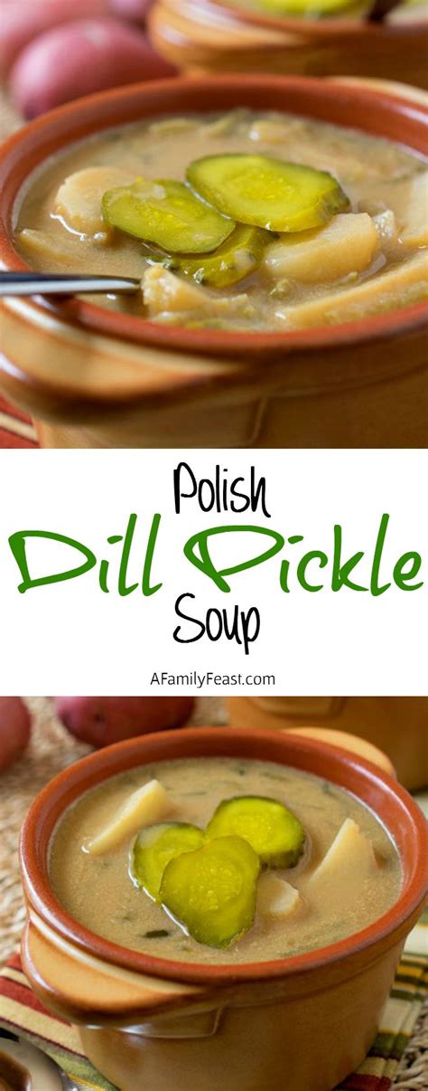 Polish Dill Pickle Soup - A Family Feast