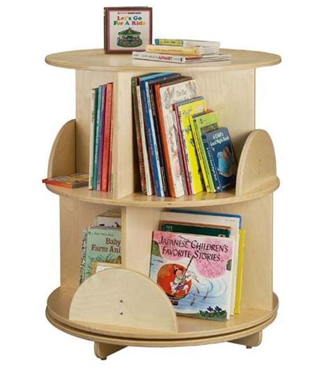 Space Saving Idea: Revolving Bookcases | Revolving bookcase, Contemporary bookcase, Kids bookcase