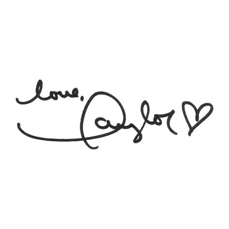 Taylor Swift signature by DidiCerezita on DeviantArt