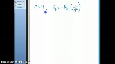 Example on using Bohr Equation - YouTube