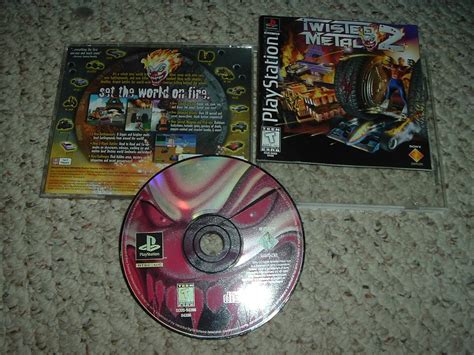 Twisted Metal 2 (PS1 Sony Playstation) ORIGINAL Black-Label Release ...