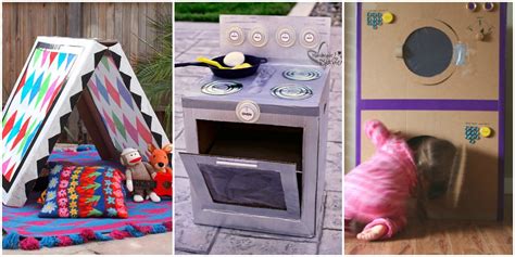 18 Cardboard Box Crafts to Make - Kids Cardboard Box Ideas