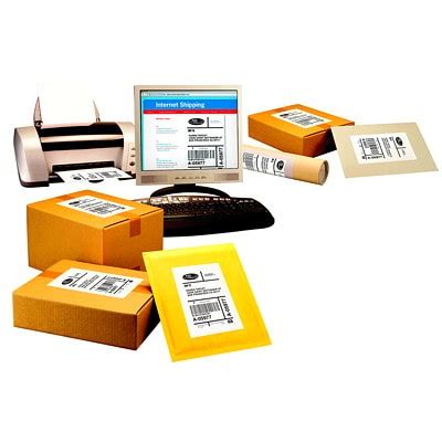 Avery 5126 Large Shipping Labels With TrueBlock Technology, White, 8 1/2" x 5 1/2", 2 Labels ...