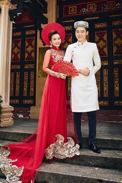 Traditional Vietnamese Wedding Ao Dai