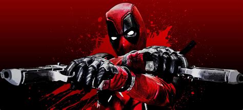 Download Deadpool Logo 3826 X 1750 Wallpaper | Wallpapers.com