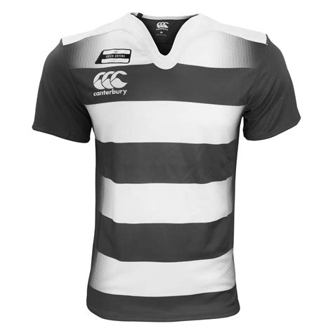 Canterbury Mens Challenge Hooped Short Sleeve Rugby Jersey Top | eBay