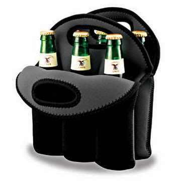 6 Pack Beer Bottle Neoprene Cooler Bag (BC-008) - Bottle Cooler and Beer Can Cooler price