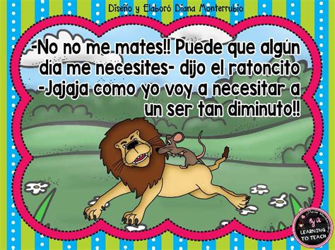 EL LEON Y EL RATON FABULA (6) - Imagenes Educativas