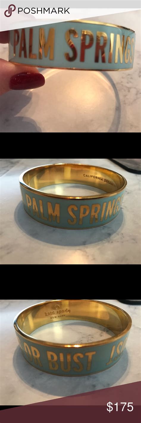 Kate Spade Idiom CA Dreamin Palm Springs bangle | Teal enamel, Kate spade, Kate spade jewelry ...