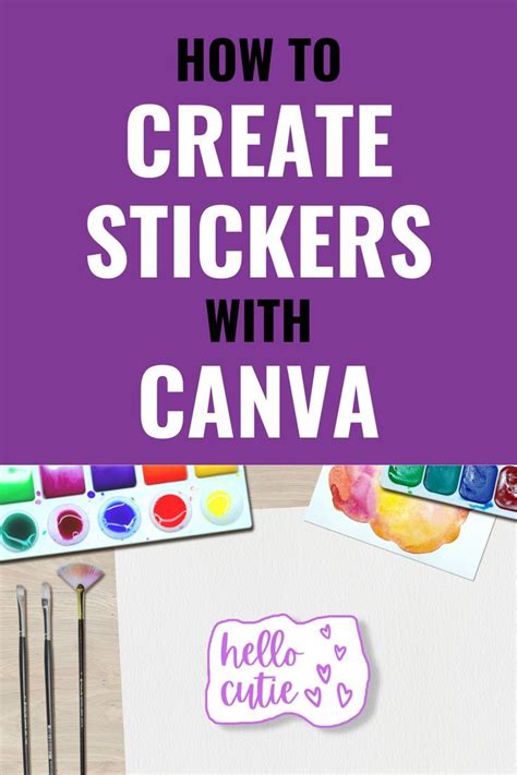 How to create stickers with Canva | Canva tutorial, Canvas learning, Canvas