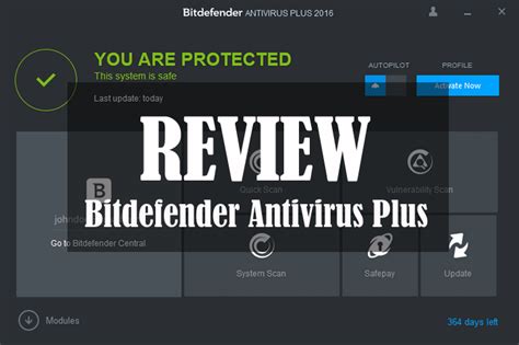 Bitdefender Antivirus Plus 2016 Review - Antivirus Insider