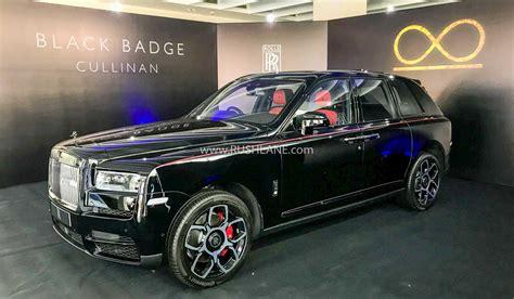 Rolls-Royce Cullinan Black Badge - India launch price Rs 8.2 crore - RushLane