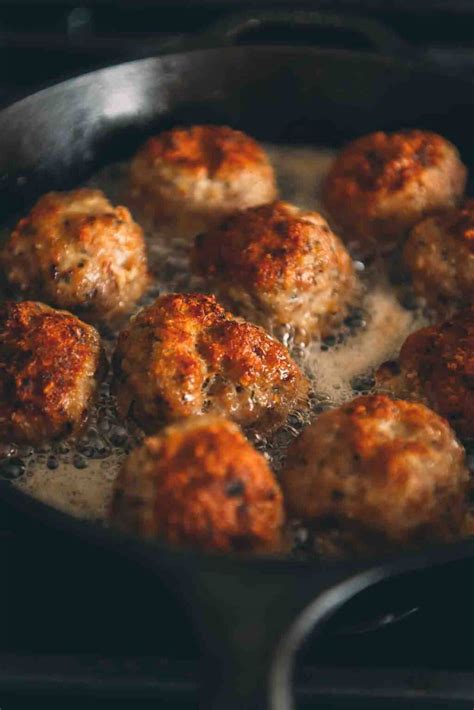 Homemade Veal Meatballs (Just like Grandma's) - Girl Carnivore