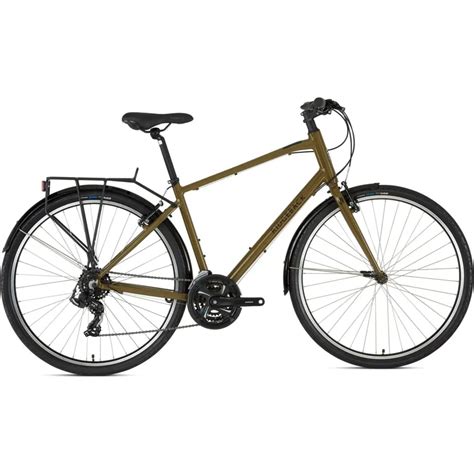 Ridgeback Speed 2020 Hybrid Bike Green with Mudguards and Rack