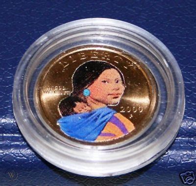 2000 Sacagawea Dollar Coin Color Painted!!! (UNC) | #151037378