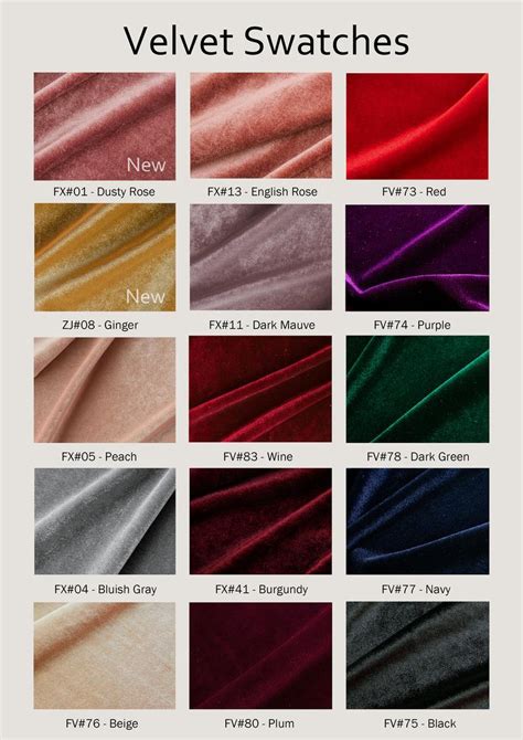 Bigger Swatch Pieces for Velvet Fabric with 15 Colors Large » Petagadget