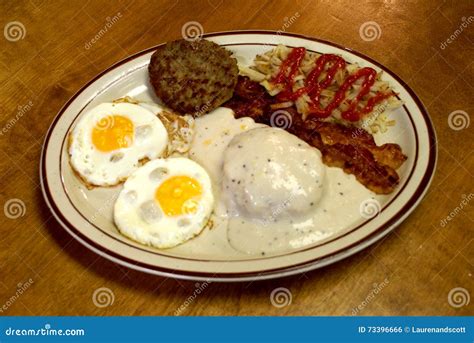 Southern Breakfast Platter 2 Stock Photo - Image of southern, fried: 73396666