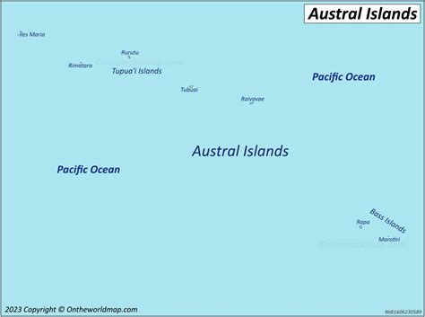 Austral Islands Map | French Polynesia | Detailed Maps of Austral Islands