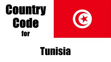 Tunisia Dialing Code - Tunisian Country Code - Telephone Area Codes in ...