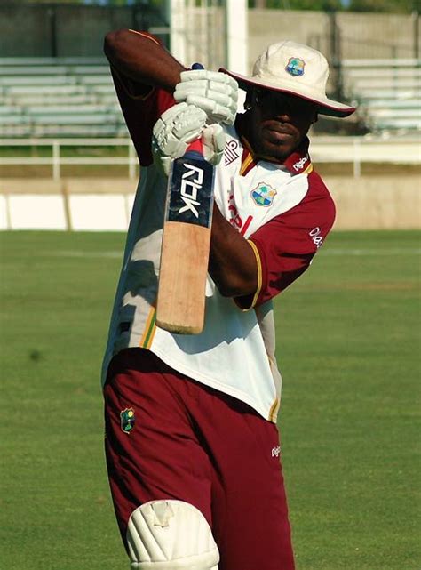 Chris Gayle has a batting session on the outfield | ESPNcricinfo.com