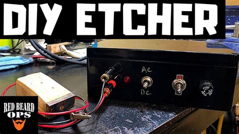 How to Build an Electro Chemical Etching Machine - Full Guide - YouTube