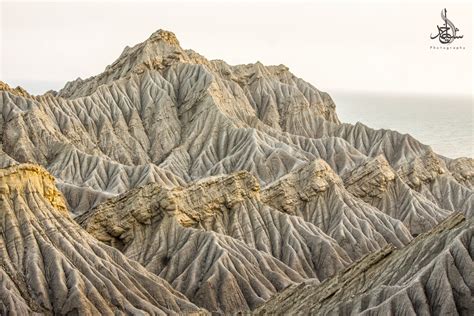 Mountains of the Hingol National Park with the Makran Coast in the background, Balochistan ...