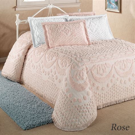 Kingston Solid Color Lightweight Chenille Bedspreads