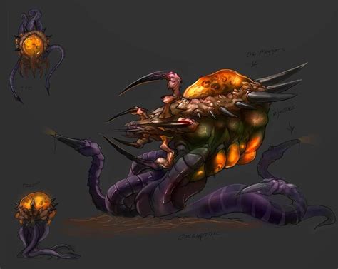 Zerg Corruptor | Starcraft zerg, Alien concept art, Creature concept art