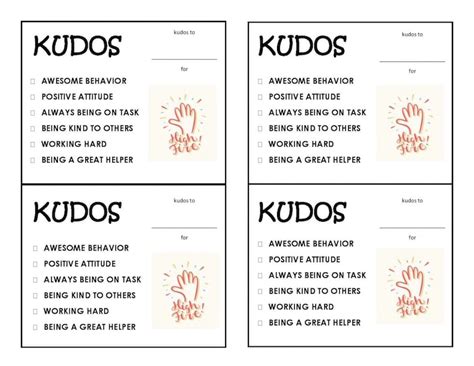 Kids Kudos Cards - Etsy