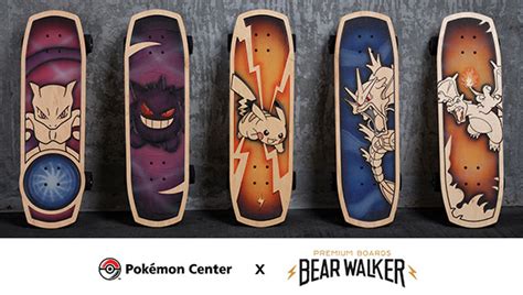 Pokémon Skateboards by Bear Walker Come to the Pokémon Center | Pokemon.com