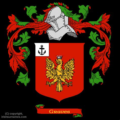 Graves Coat of Arms, Family Crest - Free Image to View - Graves Name Origin History and Meaning ...