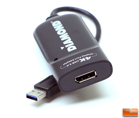 Diamond USB 3.0 to 4K DisplayPort Video Adapter Review - Legit Reviews