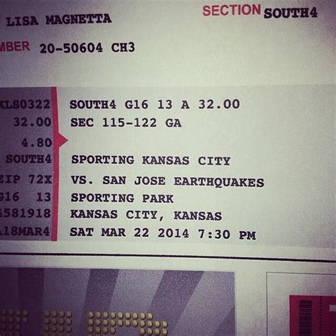 Sporting kc tickets for my birthday from the best girl a g… | Flickr