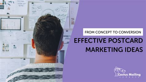 From Concept to Conversion: Effective Postcard Marketing Ideas