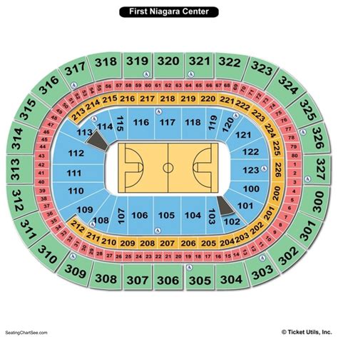 Keybank Arena Interactive Seating Chart - Arena Seating Chart