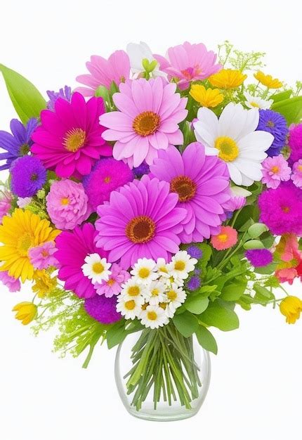 Premium AI Image | A bouquet of flowers from the company of the company