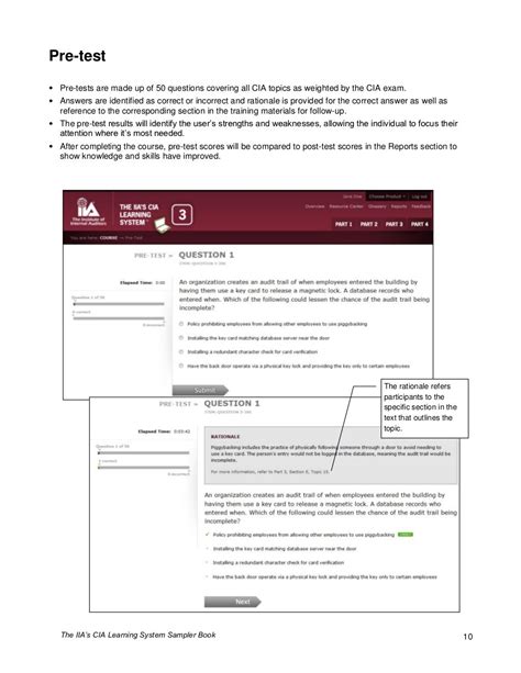 The IIA's CIA Learning System Sampler