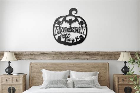 Halloween Pumpkin Metal Sign Spooky Spider RIP Sign Halloween Decoration For Home - Custom Laser ...